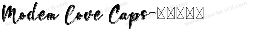 Modem Love Caps字体转换